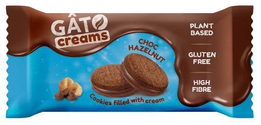 Gato Cookies 'n' Cream - Choc Hazelnut Butter 42g RRP 1.69 CLEARANCE XL 89p or 2 for 1.50.